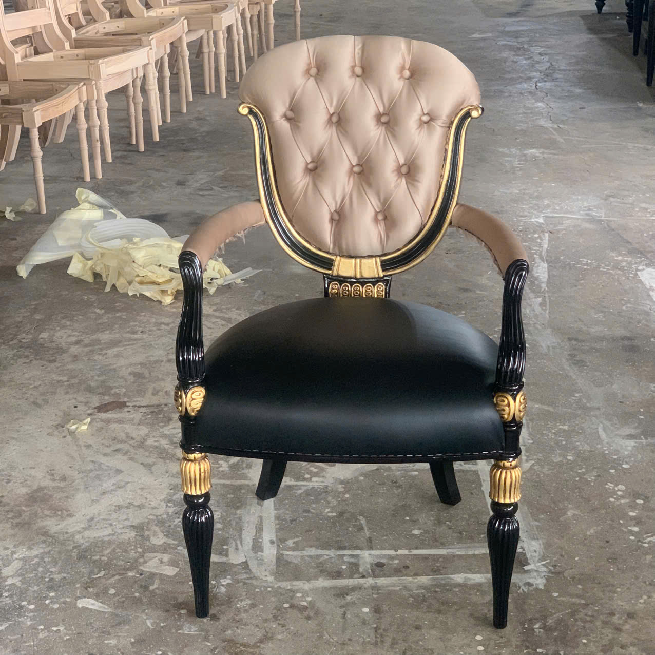 GHẾ LÀM VIỆC LOUIS XVI CỔ ĐIỂN SANG TRỌNG PHONG CÁCH TÂN CỔ ĐIỂN CHÂU ÂU